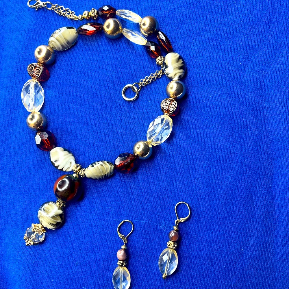 Handmade jewelry set choker